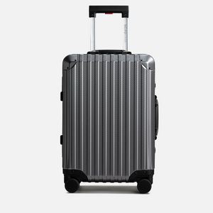 Nordcase Trava Aluminium kuffert antracitgrå - forside premium rejsekuffert