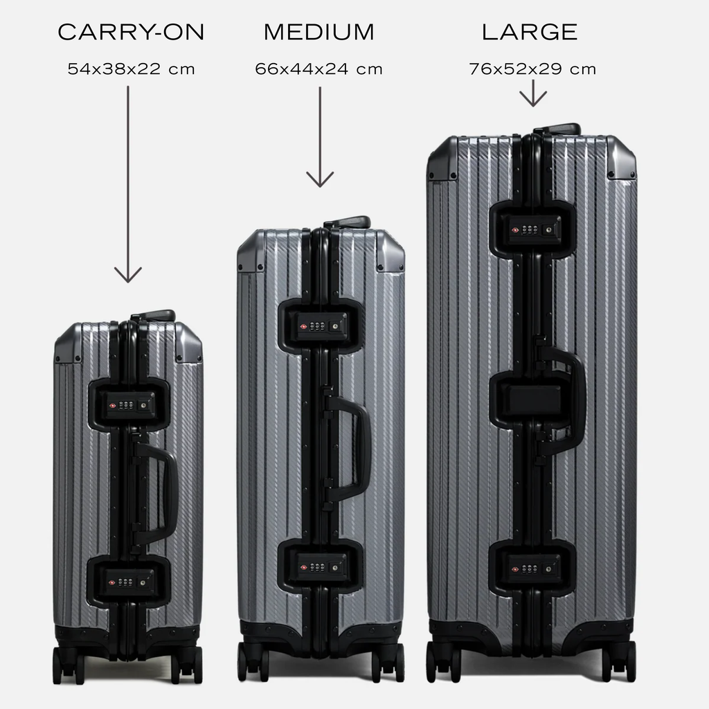 TRAVA ALUMINIUM KUFFERT ANTRACITGRÅ