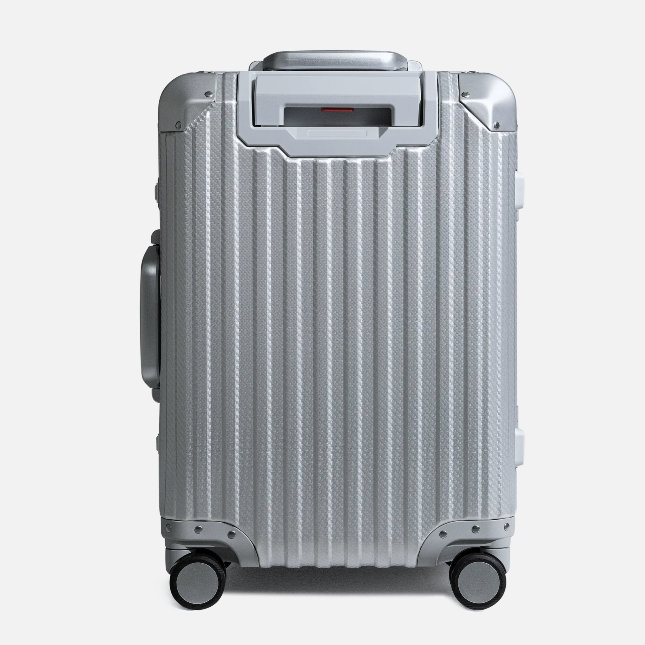 Trava Aluminium kuffert sølv bagside - robust konstruktion