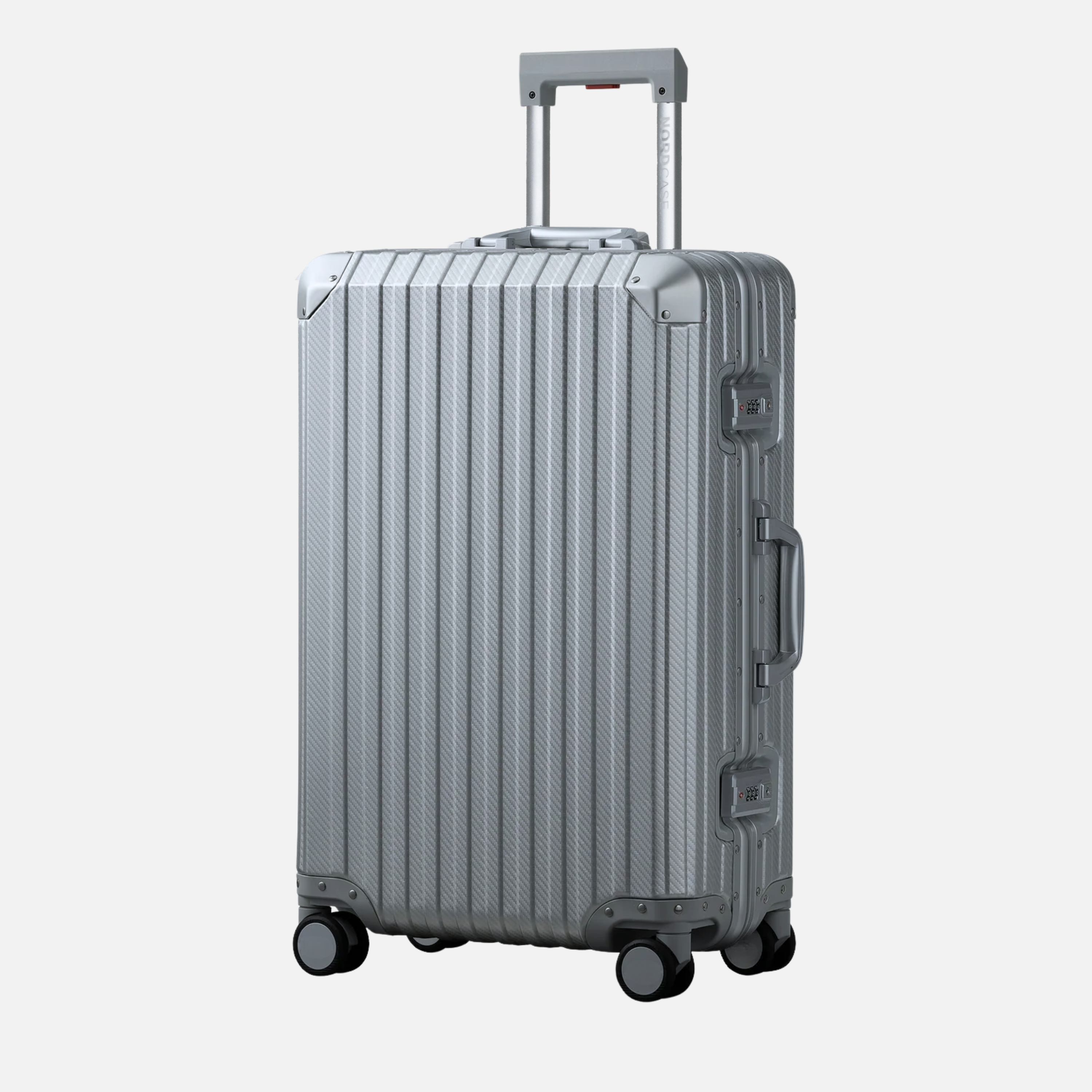 TRAVA ALUMINIUM KUFFERT SØLV