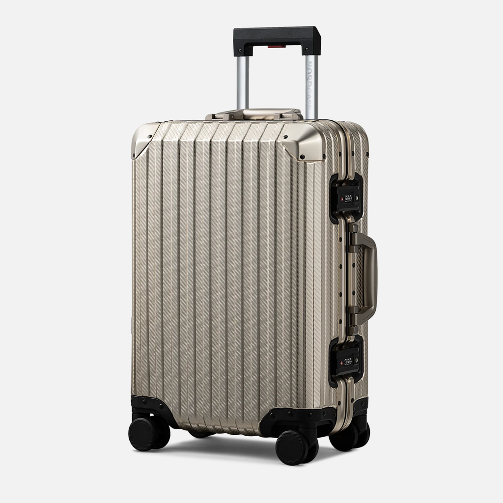 TRAVA ALUMINIUM KUFFERT CHAMPAGNE