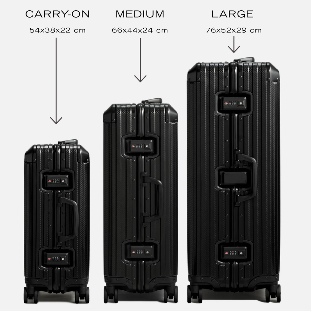 TRAVA ALUMINIUM KUFFERT SORT