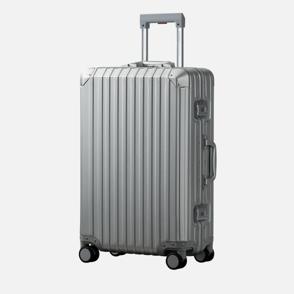 TRAVA ALUMINIUM KUFFERT SØLV