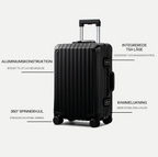 TRAVA ALUMINIUM KUFFERT SORT