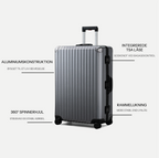 TRAVA ALUMINIUM KUFFERT ANTRACITGRÅ